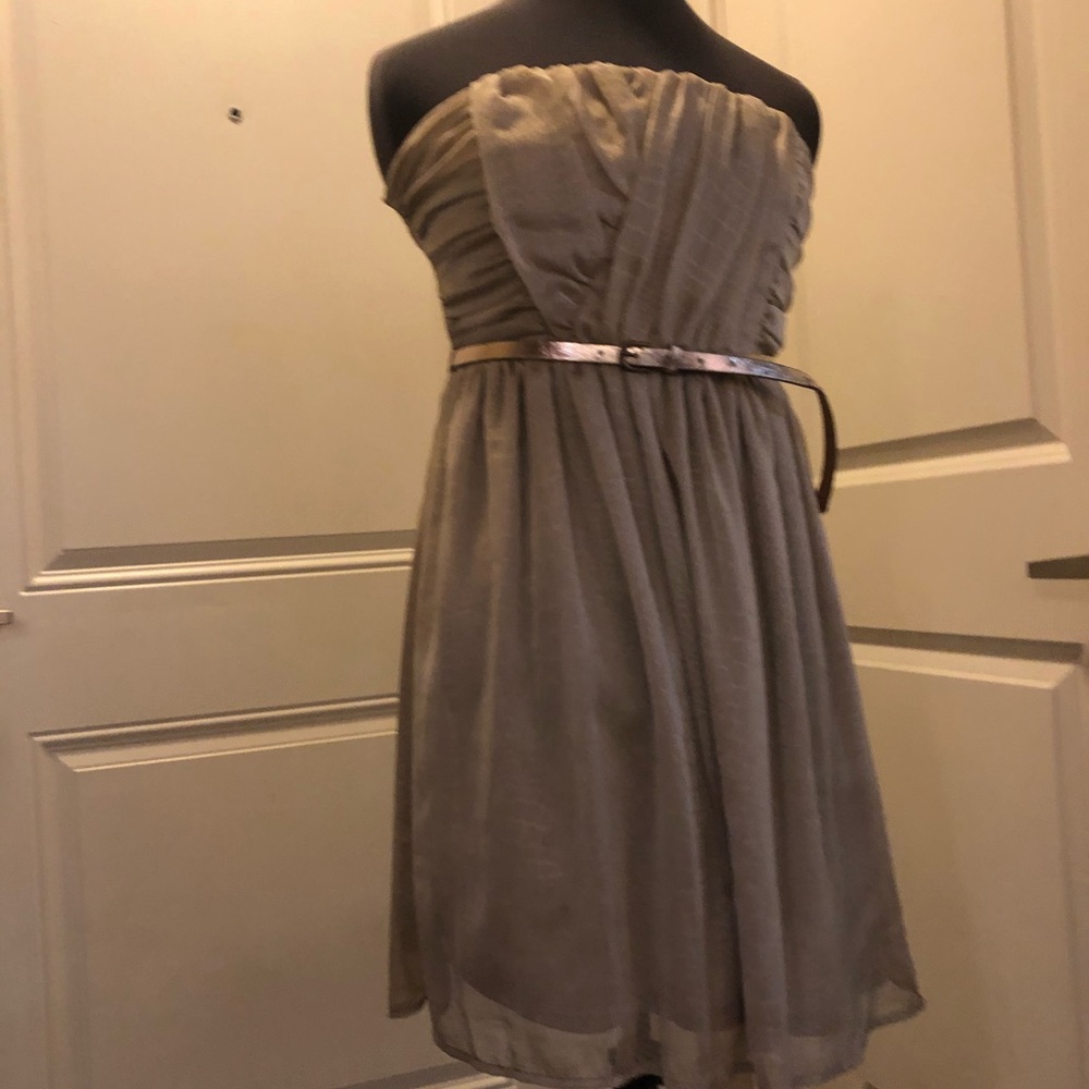 Strapless dress